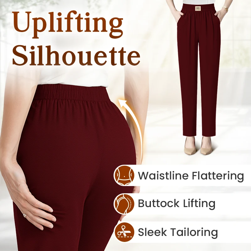 SoftGlamor - Women's Ultra Soft Perfect Drape Pull-On Pants