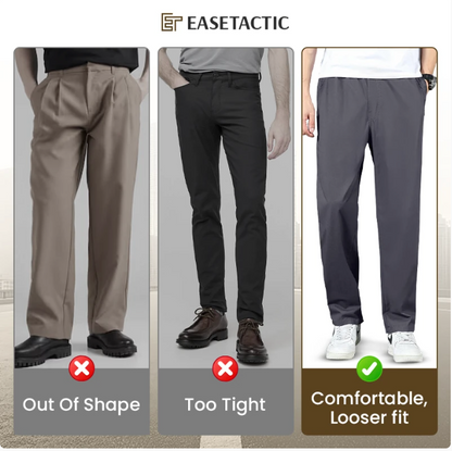 EaseTactic - Flex Fit Zipper-Pocket Durable Pants