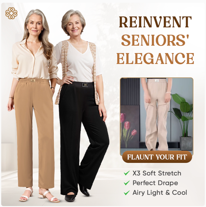 GlamorEase - Perfect Drape High Rise Pull-On Stretch Pants