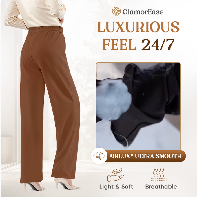 GlamorEase - Perfect Drape High Rise Pull-On Stretch Pants