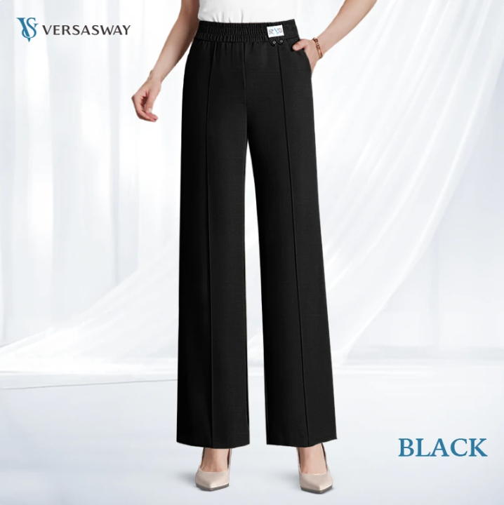 VersaSway - Ultra Smooth High Rise Elastic Waist Comfy Pants