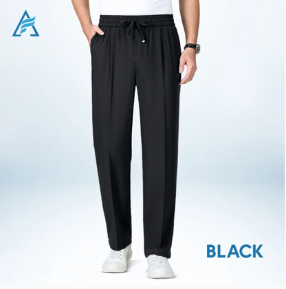 AirFlexion - Pull On Ice Silk Stretch Smart Casual Pants