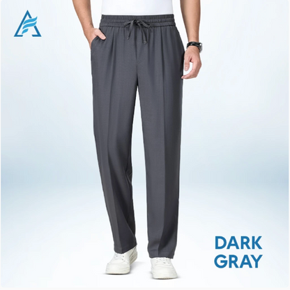 AirFlexion - Pull On Ice Silk Stretch Smart Casual Pants
