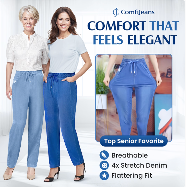 ComfiJeans - High Waist Ultra-Stretch Mom Jeans