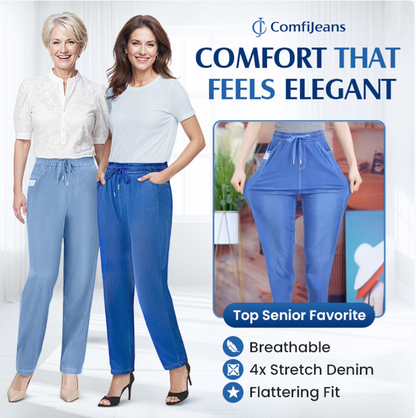 ComfiJeans - High Waist Ultra-Stretch Mom Jeans