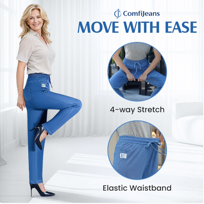 ComfiJeans - High Waist Ultra-Stretch Mom Jeans